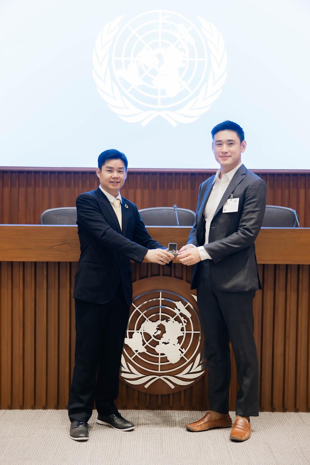 SSP รับเข็มสัญลักษณ์ SDG งาน CSCAP